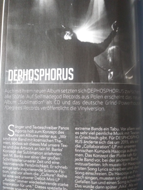 Dephosphorus feature @ Legacy mag/CD